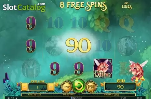 Скрин8. Divine Forest слот
