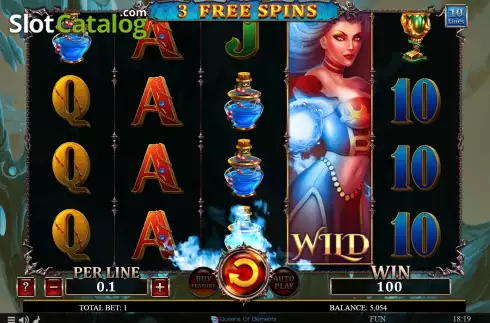 Скрин8. Queen Of Fire - Frozen Flames слот