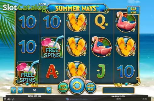 Скрин2. Summer Ways слот