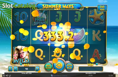 Скрин4. Summer Ways слот