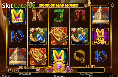 Скрин2. Book of Mad Money слот