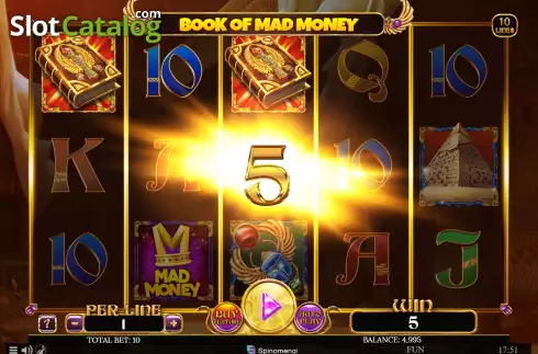 Скрин3. Book of Mad Money слот