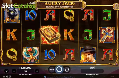 Скрин2. Lucky Jack - Book Of Rebirth слот
