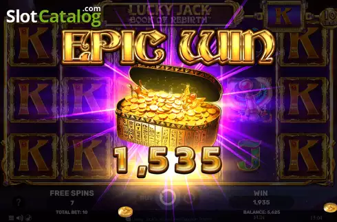 Скрин7. Lucky Jack - Book Of Rebirth слот