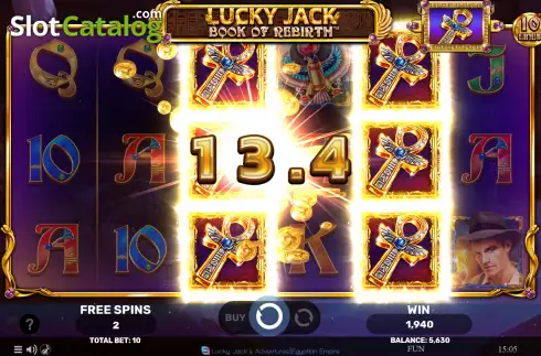 Скрин6. Lucky Jack - Book Of Rebirth слот