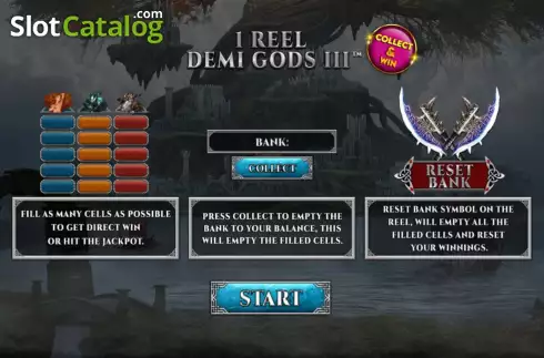 Скрин2. 1 Reel Demi Gods III слот