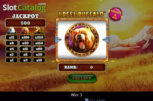 Скрин4. 1 Reel Buffalo слот