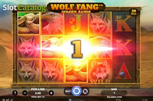 Скрин3. Wolf Fang Golden Sands слот