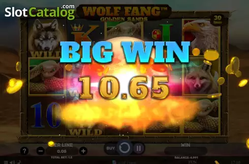 Скрин4. Wolf Fang Golden Sands слот