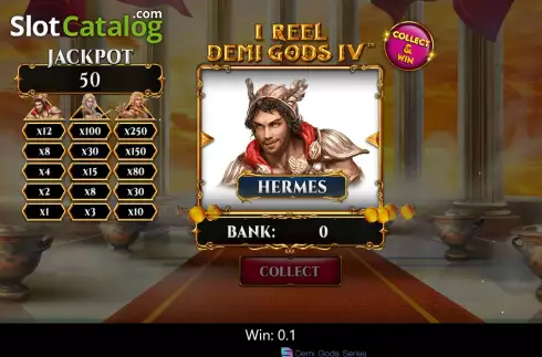 Скрин4. 1 Reel Demi Gods IV слот