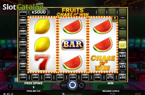 Скрин7. Fruits Chase’N’Win слот