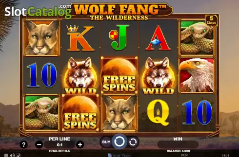 Скрин2. Wolf Fang The Wilderness слот