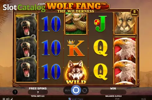 Скрин6. Wolf Fang The Wilderness слот