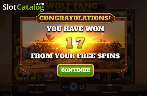 Скрин8. Wolf Fang The Wilderness слот