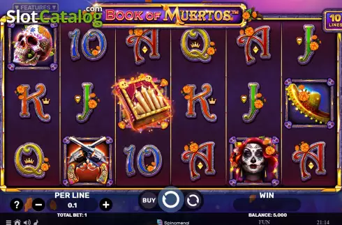 Скрин2. Book of Muertos слот