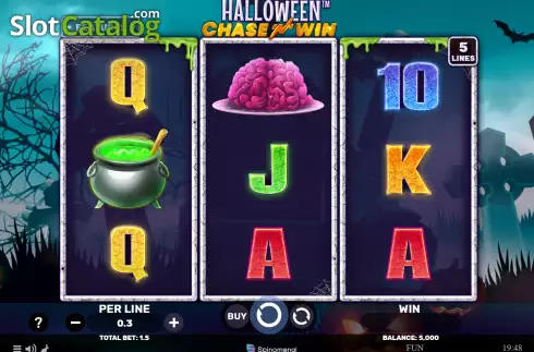Скрин2. Halloween Chase’N’Win слот