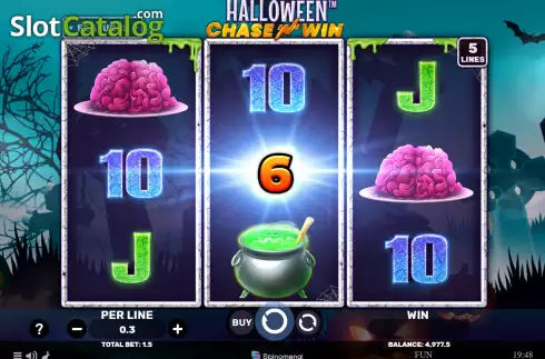 Скрин3. Halloween Chase’N’Win слот