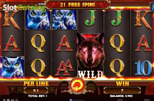 Скрин6. Night Wolf Darkest Flame слот