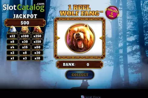 Скрин2. 1 Reel Wolf Fang слот