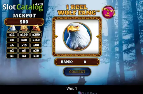 Скрин3. 1 Reel Wolf Fang слот