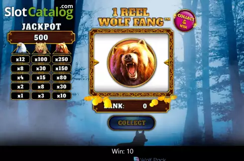 Скрин4. 1 Reel Wolf Fang слот
