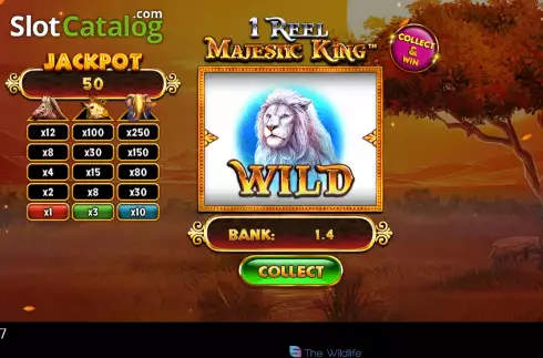 Скрин4. 1 Reel Majestic King слот