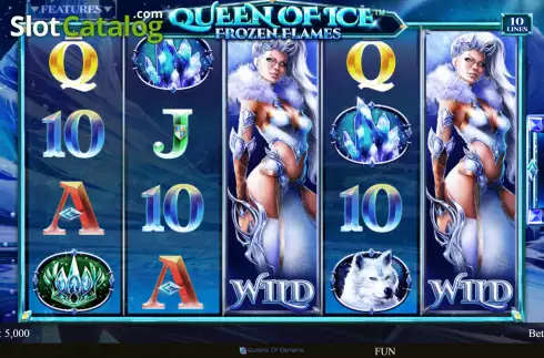 Скрин2. Queen of Ice Frozen Flames слот