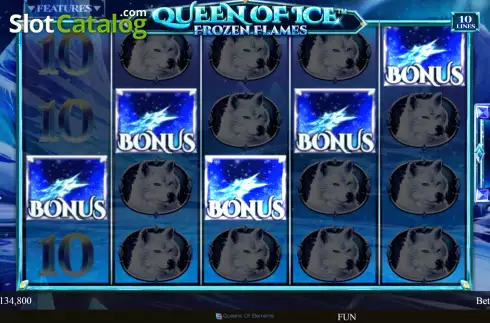 Скрин5. Queen of Ice Frozen Flames слот