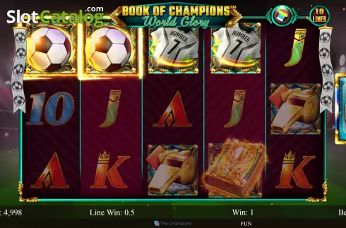 Скрин3. Book Of Champions - World Glory слот