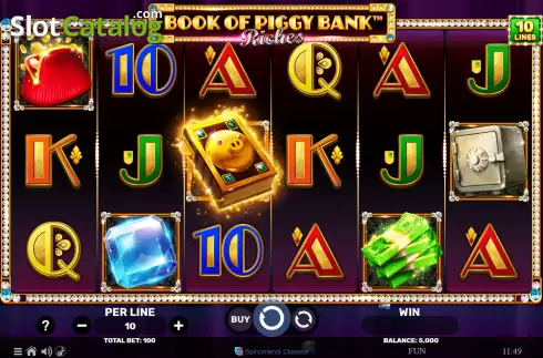 Скрин2. Book Of Piggy Bank - Riches слот
