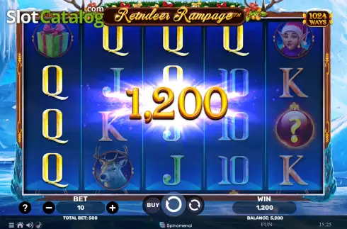 Скрин3. Reindeer Rampage слот