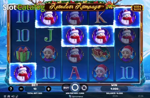 Скрин4. Reindeer Rampage слот