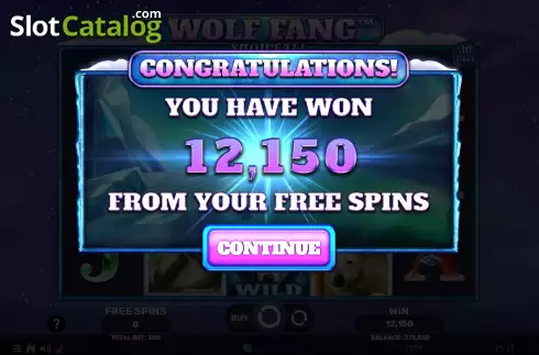 Скрин5. Wolf Fang Snowfall слот