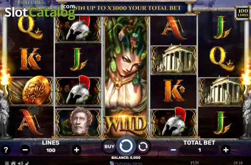 Скрин2. Story of Medusa II слот