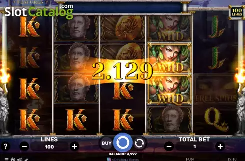 Скрин3. Story of Medusa II слот