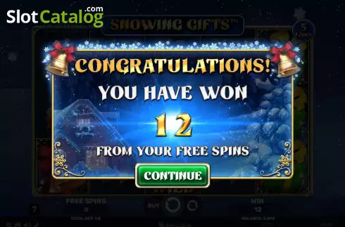 Скрин8. Snowing Gifts слот