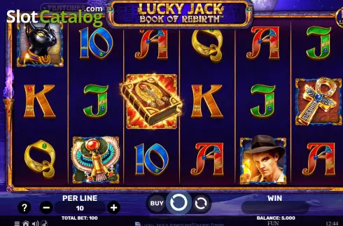 Скрин2. Lucky Jack Book of Rebirth Egyptian Darkness слот