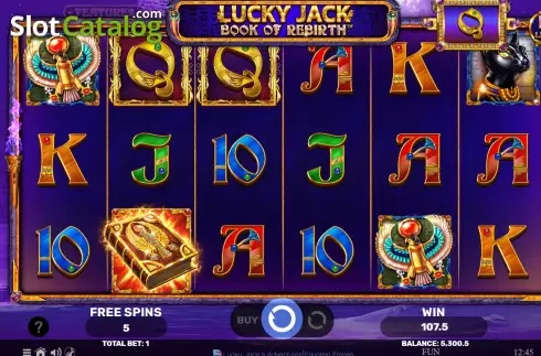 Скрин7. Lucky Jack Book of Rebirth Egyptian Darkness слот