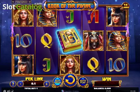 Скрин2. Book of The Divine - Egyptian Darkness слот