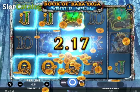 Скрин3. Book of Baba Yaga - Winter Spell слот