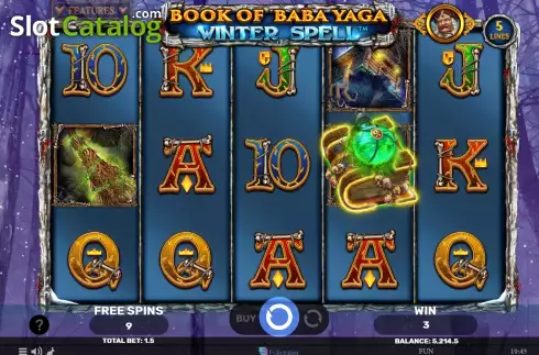 Скрин6. Book of Baba Yaga - Winter Spell слот
