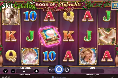 Скрин2. Book Of Aphrodite - The Love Spell слот
