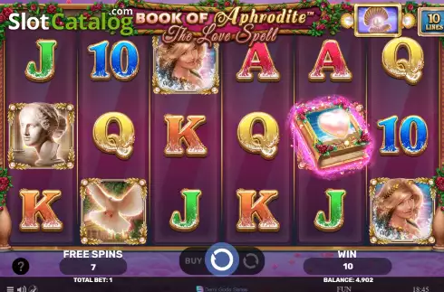 Скрин7. Book Of Aphrodite - The Love Spell слот