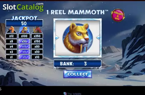 Скрин4. 1 Reel Mammoth слот
