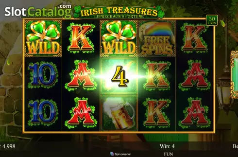 Скрин3. Irish Treasures - Leprechauns Fortune слот