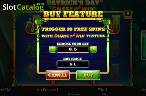 Скрин5. Patrick's Day Chase 'N' Win слот