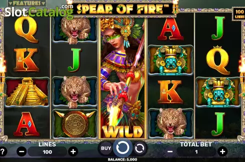 Скрин2. Spear Of Fire слот