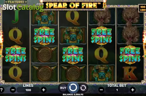 Скрин8. Spear Of Fire слот