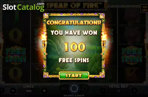 Скрин9. Spear Of Fire слот