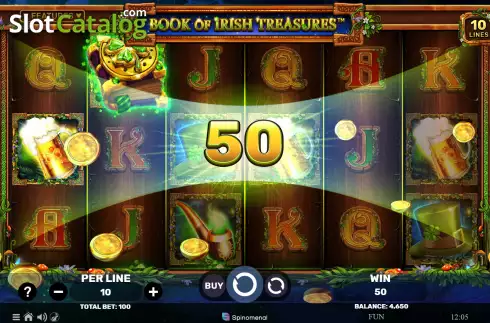 Скрин3. Book of Irish Treasures слот
